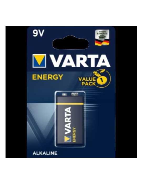 Pila Alcalina Energy 6LR61 (BL.-1) 04122229411 [LOTE DE 14 Unidades] VARTA