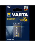 Pila Alcalina Energy 6LR61 (BL.-1) 04122229411 [LOTE DE 14 Unidades] VARTA