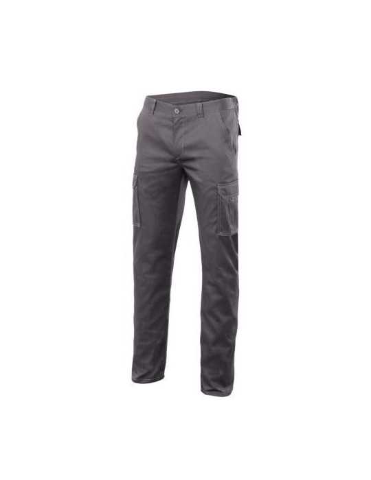 Pantalón Algodón/Fibra/Poliéster Stretch Gris T48 [LOTE DE 2 Unidades] VELILLA