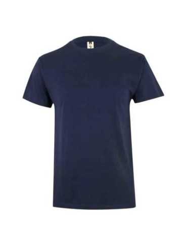 Camiseta Manga Corta 155 G/M2 Color Navy Talla 4XL [LOTE DE 6 Unidades] VELILLA
