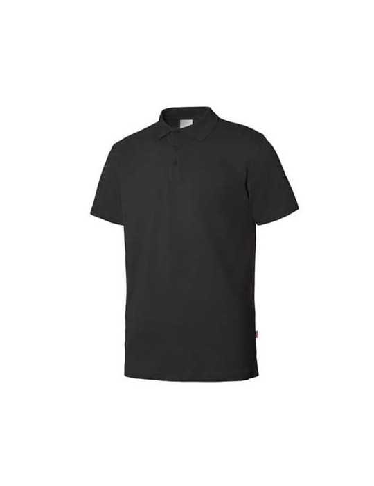 Polo Stretch MC Hombre Negro L [LOTE DE 2 Unidades] VELILLA