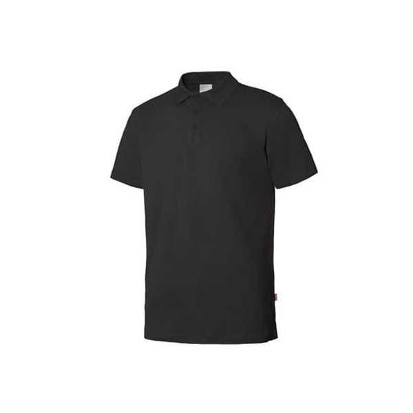 Polo Stretch Manga Corta Hombre Negro 2XL [LOTE DE 2 Unidades] VELILLA