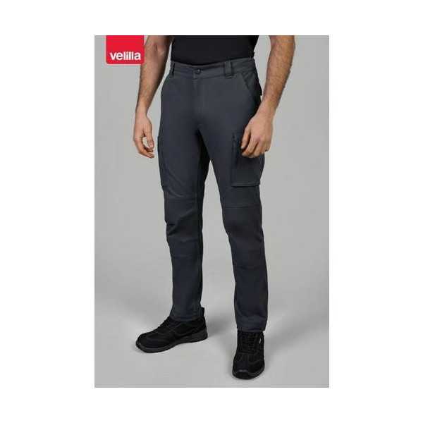 Pantalón 4-XTREME Multibolsillo Gris Oscuro M VELILLA