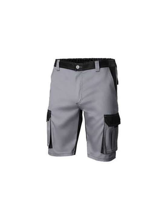 Bermuda Bicolor Multibolsillos Gris/Negro Talla 46 [LOTE DE 2 Unidades] VELILLA