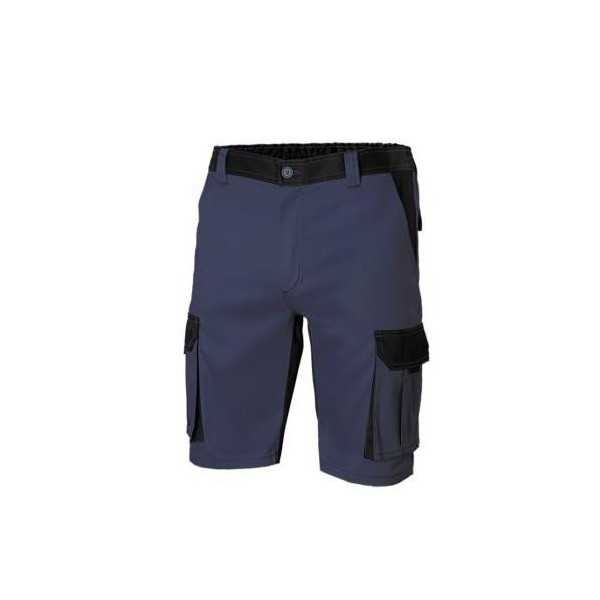 Bermuda Bicolor Multibolsillos Azul Mar/Negro Talla 46 [LOTE DE 2 Unidades] VELILLA