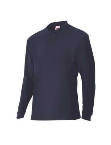 Polo Manga Larga Azul Navy P105503 61 Talla M [LOTE DE 2 Unidades] VELILLA