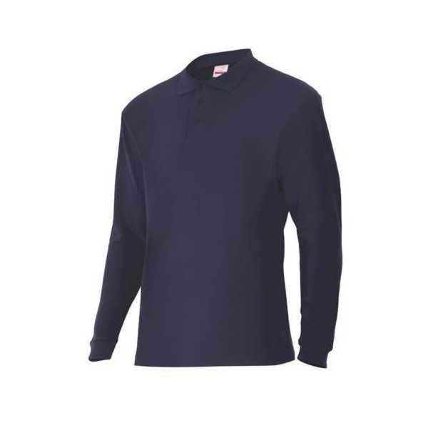 Polo Manga Larga Azul Navy P105503 61 Talla L [LOTE DE 2 Unidades] VELILLA