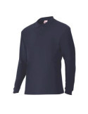 Polo Manga Larga Azul Navy P105503 61 Talla L [LOTE DE 2 Unidades] VELILLA