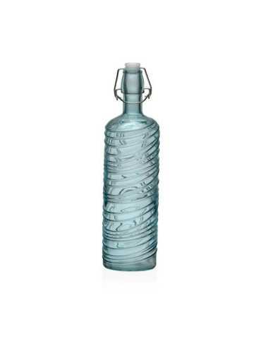 Botella Turquesa 1000ML 8.2X8.2X30.6CM 22500087 [LOTE DE 10 Unidades] VERSA