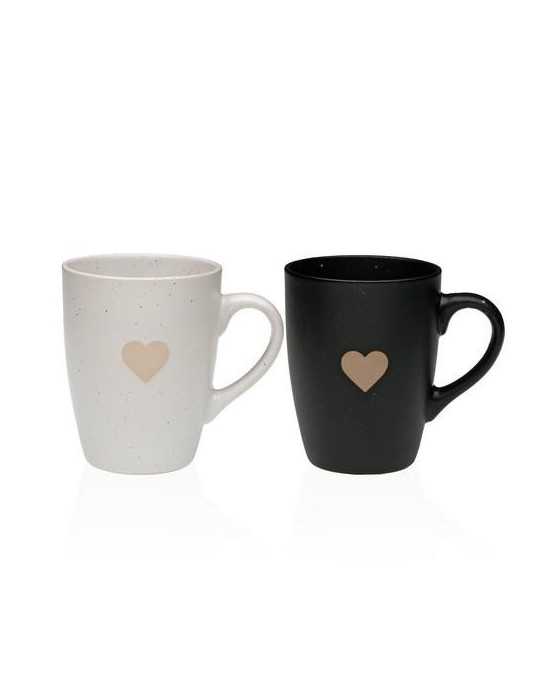 Taza Mug Color Surtido Ellis Corazon 22090583 [LOTE DE 12 Unidades] VERSA