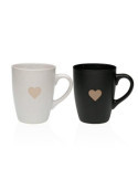 Taza Mug Color Surtido Ellis Corazon 22090583 [LOTE DE 12 Unidades] VERSA