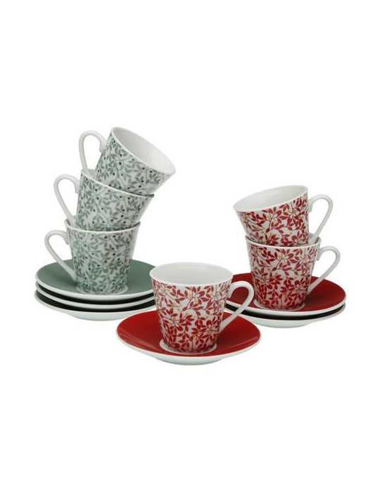 Set 6 Tazas Cafe Nina Color Surtido 20090584 [LOTE DE 4 Unidades] VERSA