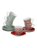 Set 6 Tazas Cafe Nina Color Surtido 20090584 [LOTE DE 4 Unidades] VERSA