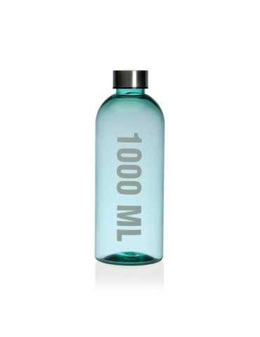 Botella Azul 1000ML 8.7X8.7X24.5CM 22080015 [LOTE DE 8 Unidades] VERSA