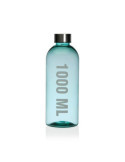 Botella Azul 1000ML 8.7X8.7X24.5CM 22080015 [LOTE DE 8 Unidades] VERSA