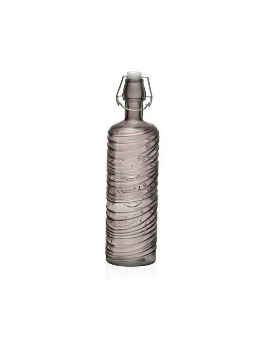 Botella Gris 1000ML 8.2X8.2X30.6 22500088 [LOTE DE 10 Unidades] VERSA