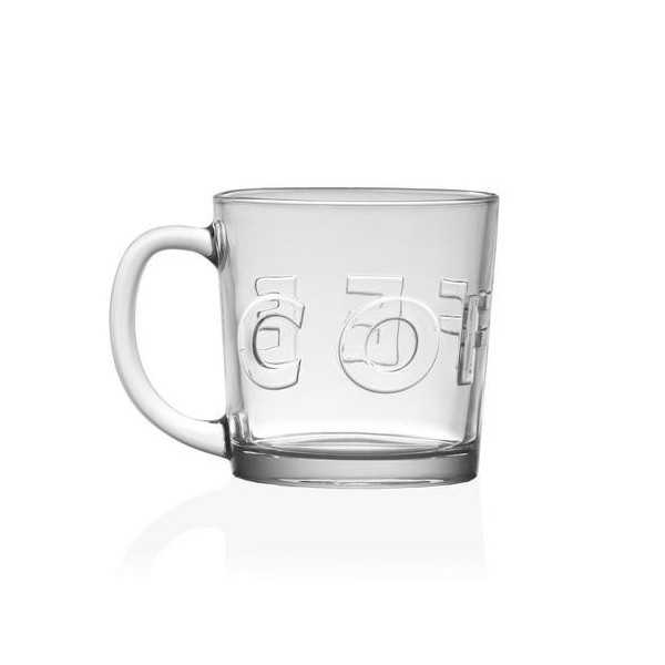 Taza Cristal 340ML 12X12X9CM 21250025 [LOTE DE 10 Unidades] VERSA