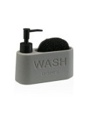 Dispensador Estropajero Gris 17.3X6.3X15CM [LOTE DE 4 Unidades] VERSA