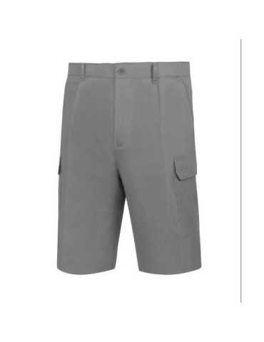 Bermuda Multibolsillos Tergal Gris 42 [LOTE DE 4 Unidades] VESIN
