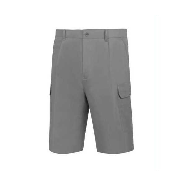 Bermuda Multibolsillos Tergal Gris 56 [LOTE DE 4 Unidades] VESIN