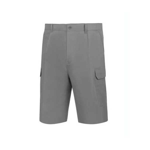 Bermuda Multibolsillos Tergal Gris 58 [LOTE DE 4 Unidades] VESIN
