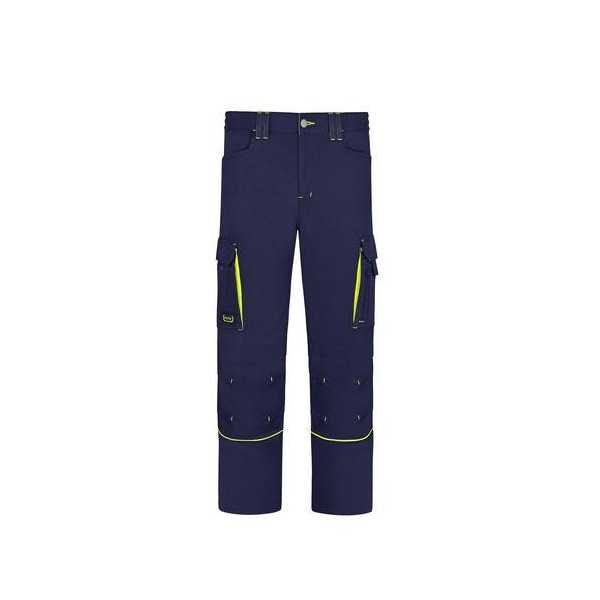Pantalón Stretch con Vivos Fluor L9000 Talla 42 VESIN