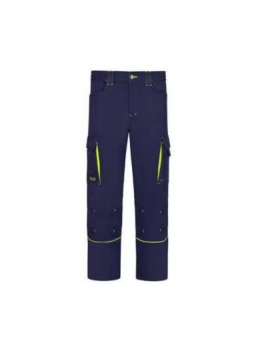 Pantalón Stretch con Vivos Fluor L9000 Talla 50 VESIN