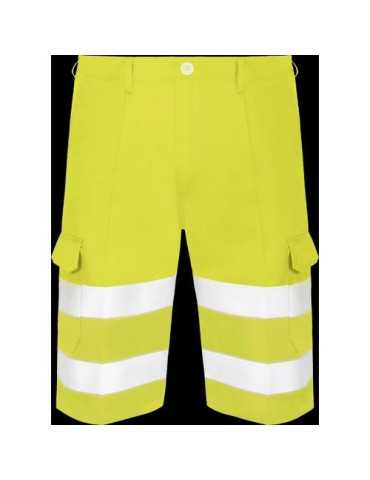 Bermuda Alta Visibilidad Tergal L3000 Amarillo Talla 42 3024-AF-42 [LOTE DE 2 Unidades] VESIN
