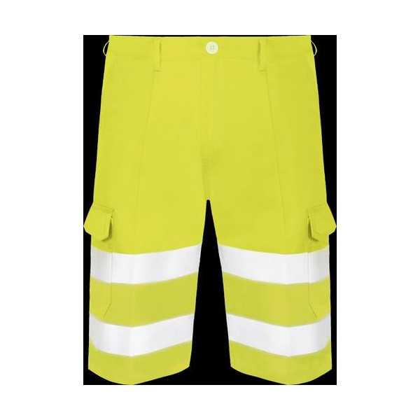 Bermuda Alta Visibilidad Tergal L3000 Amarillo Talla 46 3024-AF-46 [LOTE DE 2 Unidades] VESIN