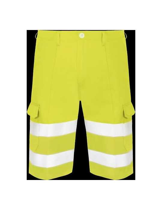 Bermuda Alta Visibilidad Tergal L3000 Amarillo Talla 46 3024-AF-46 [LOTE DE 2 Unidades] VESIN