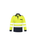 Polo Manga Larga Elite Av Af/Am B. Segment L3000 Talla L [LOTE DE 2 Unidades] VESIN