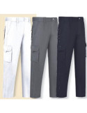 Pantalón Stretch Multibolsillos L9000 Azul Talla 42 [LOTE DE 2 Unidades] VESIN