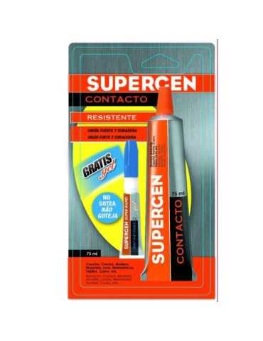 Resistente Contacto 75 ml + Ciano Gel [LOTE DE 6 Unidades] SUPERGEN