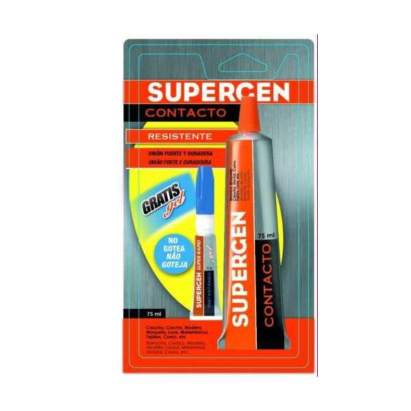 Resistente Contacto 75 ml + Ciano Gel [LOTE DE 6 Unidades] SUPERGEN