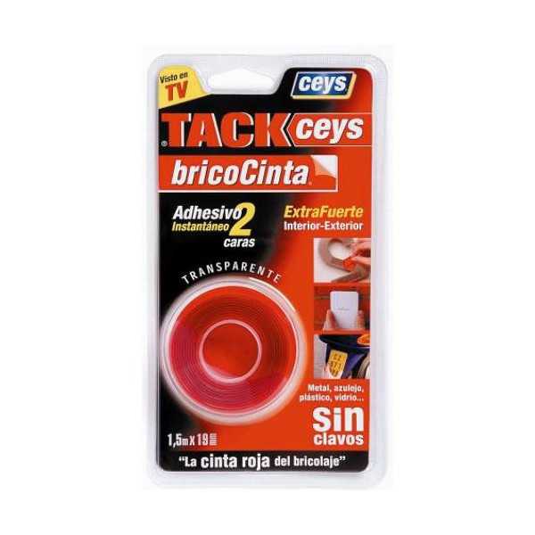 Tackceys Bricocinta 1,50 X 19 mm 507519 [LOTE DE 4 Unidades] TACKCEYS CRICK