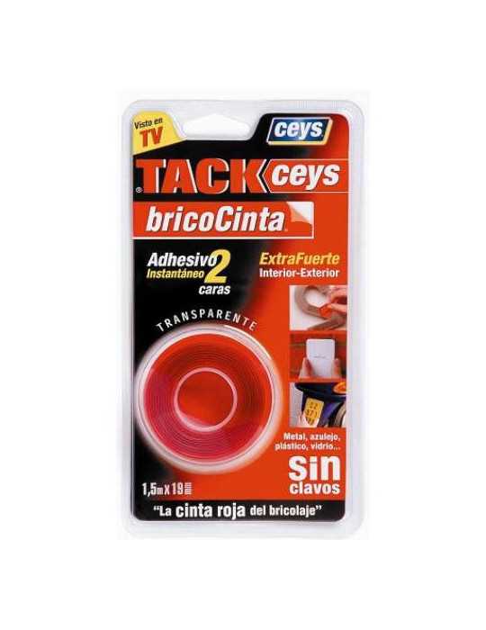 Tackceys Bricocinta 1,50 X 19 mm 507519 [LOTE DE 4 Unidades] TACKCEYS CRICK