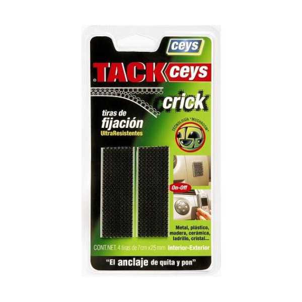 4 Tiras de 7 cm X 25 MM. 507523 [LOTE DE 4 Unidades] TACKCEYS CRICK