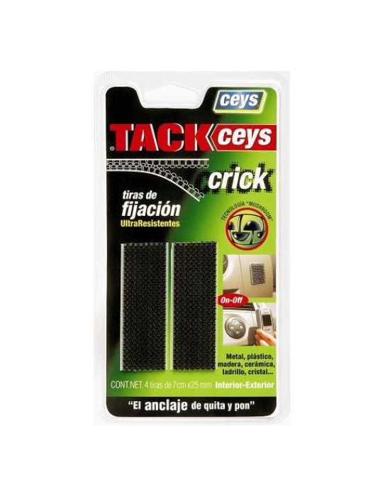4 Tiras de 7 cm X 25 MM. 507523 [LOTE DE 4 Unidades] TACKCEYS CRICK