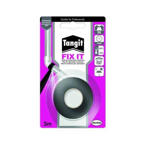 Cinta Autofundende 3 Metros Fix It 2198905 [LOTE DE 4 Unidades] TANGIT