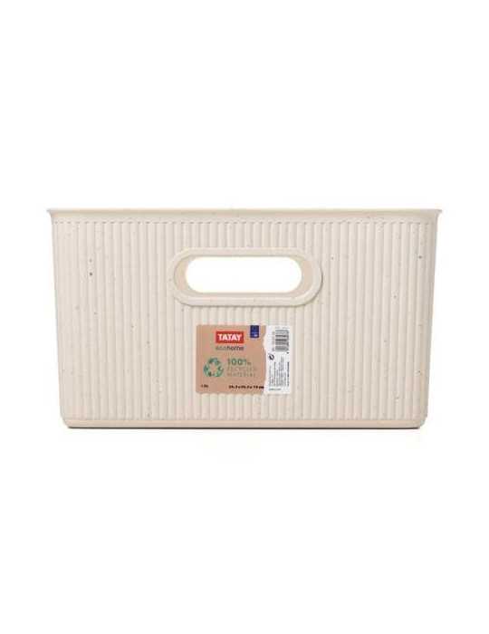 Cesta L 15L Baobab / Ecohome 7010338 [LOTE DE 4 Unidades] TATAY