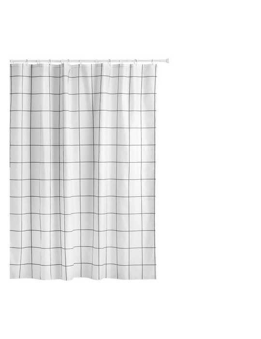 Cortina Baño 180X200 Industrial Poliéster 5520111 [LOTE DE 2 Unidades] TATAY