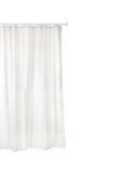Cortina Baño Poliéster 140X200 Blanco Anillas [LOTE DE 2 Unidades] TATAY