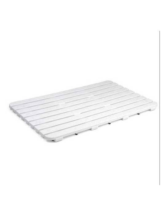 Tarima de Baño Polipropileno 50X80 cm Blanca [LOTE DE 2 Unidades] TATAY