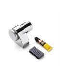 Soporte Ducha Universal Cromo Glue & Fix 3360809 [LOTE DE 4 Unidades] TATAY