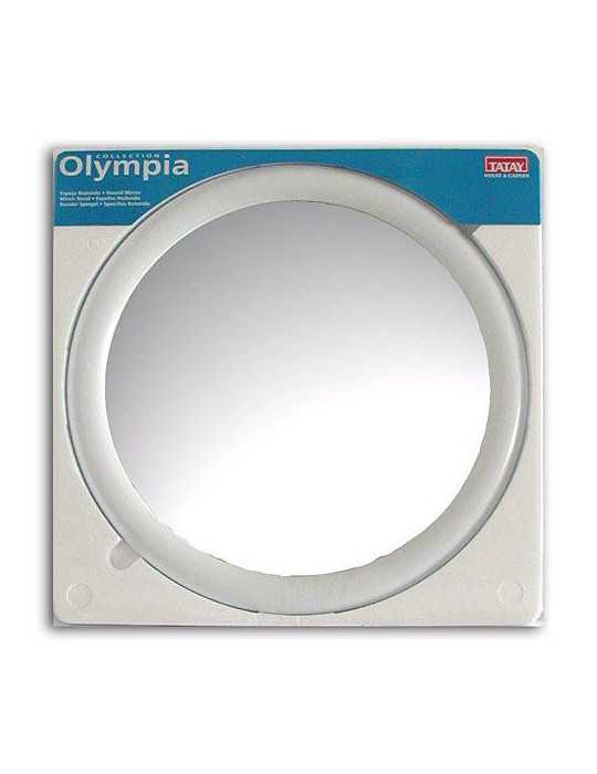 Espejo Redondo Blanco 56 cm 4431101 TATAY