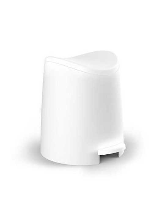 Cubo Baño 3 litros Blanco 4470001 [LOTE DE 4 Unidades] TATAY
