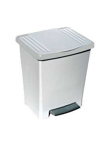Cubo Pedal Milenium Blanco 1101401 [LOTE DE 2 Unidades] TATAY