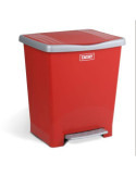 Cubo Pedal Milenium Rojo 1101409 [LOTE DE 2 Unidades] TATAY