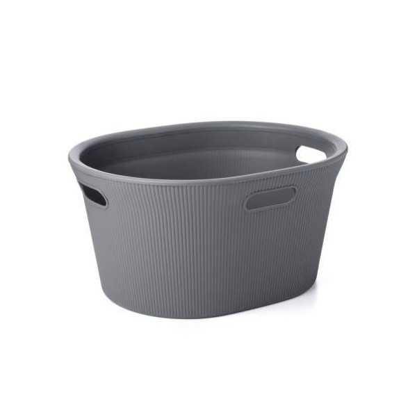 Cesta Ropa Baobab 35L Antracita 1042014 [LOTE DE 2 Unidades] TATAY