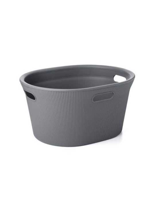 Cesta Ropa Baobab 35L Antracita 1042014 [LOTE DE 2 Unidades] TATAY